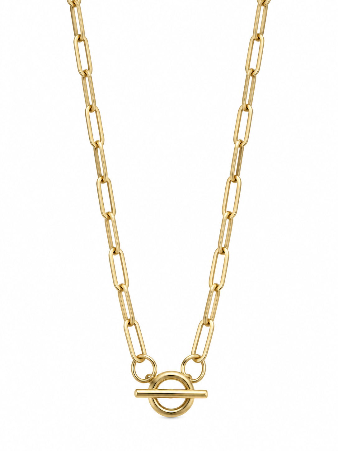 Stainless Steel Paperclip Chain Necklace