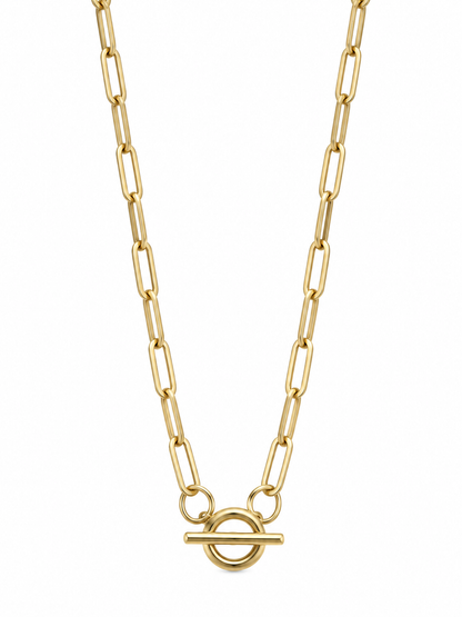 Stainless Steel Paperclip Chain Necklace
