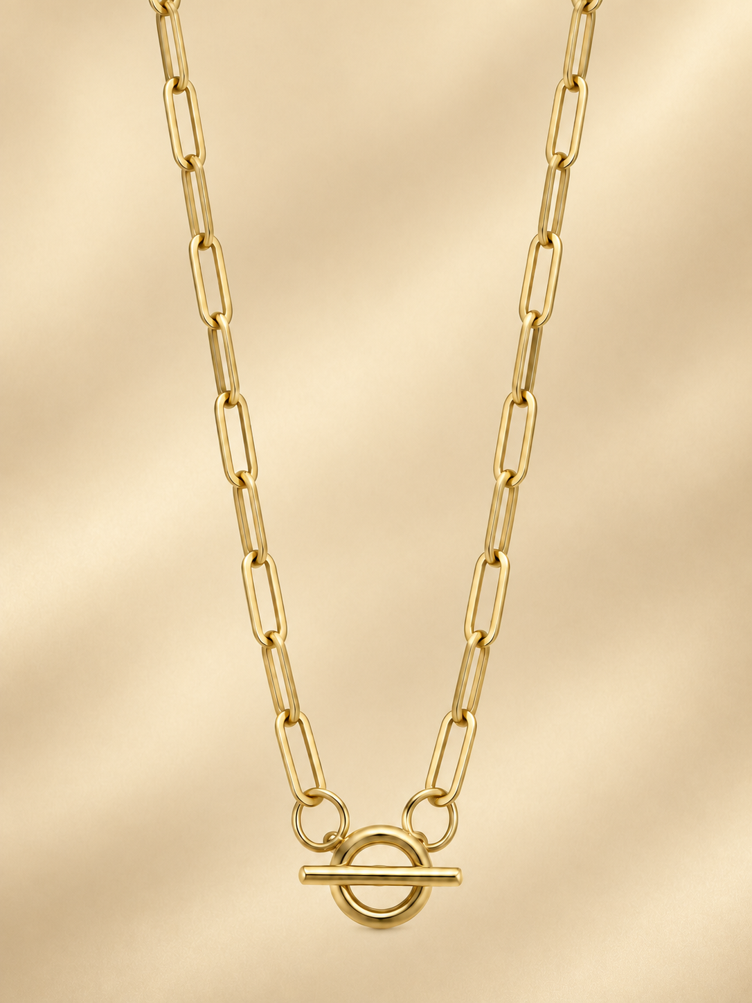 Stainless Steel Paperclip Chain Necklace
