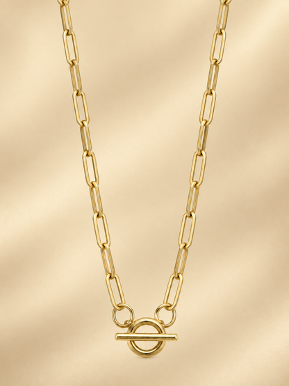 Stainless Steel Paperclip Chain Necklace