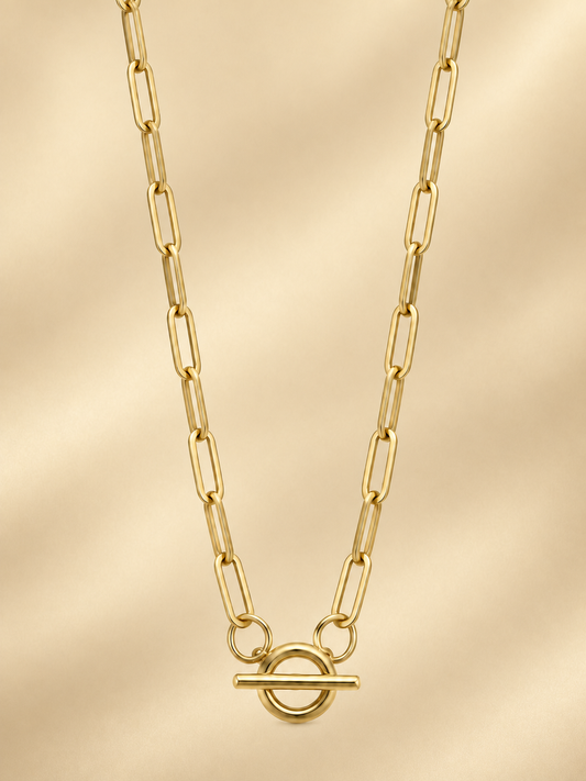 Stainless Steel Paperclip Chain Necklace