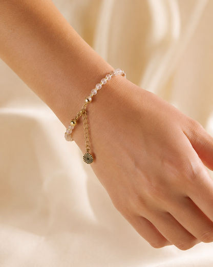 18k Gold-Plated Topaz Birthstone Bracelet