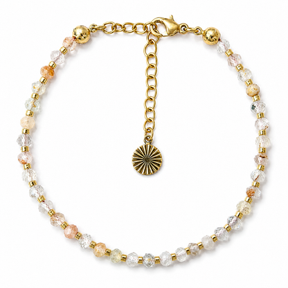 18k Gold-Plated Topaz Birthstone Bracelet