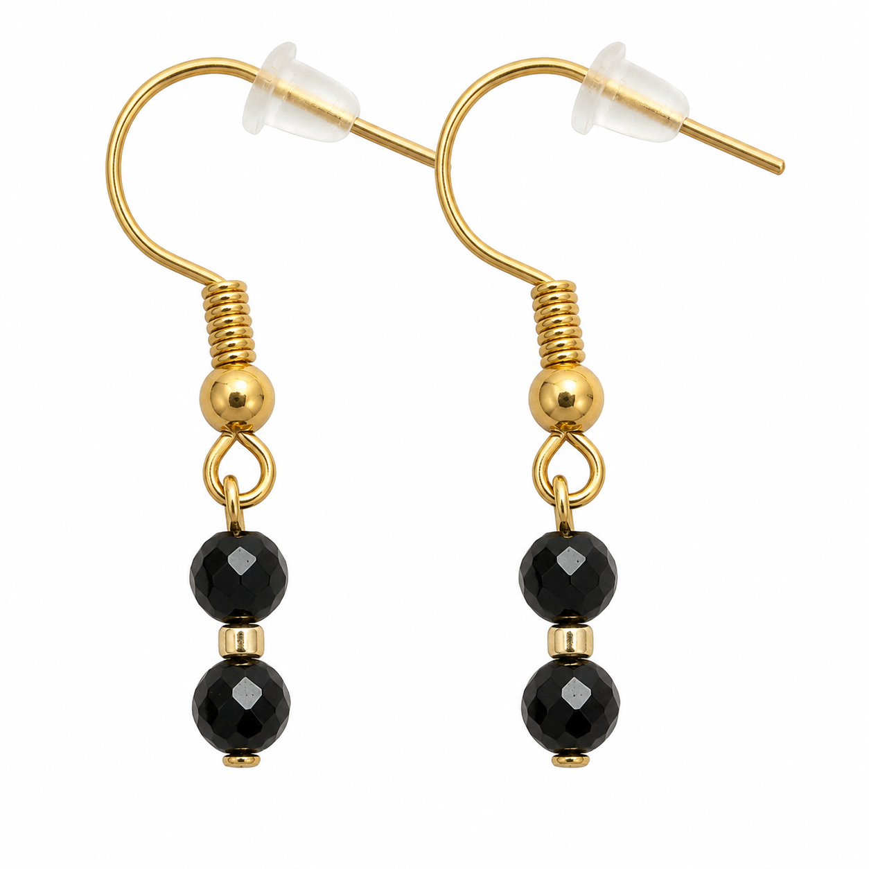Gold-Plated Multicoloured Tourmaline Earrings