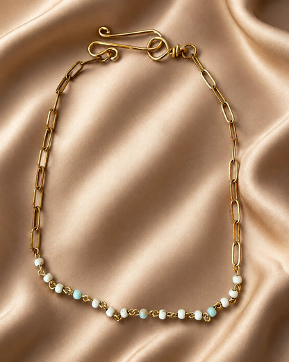 16 Inch Beaded Necklace with Toggle Clasp