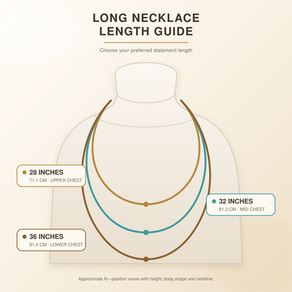 Howlite Beaded Paperclip Chain Necklace